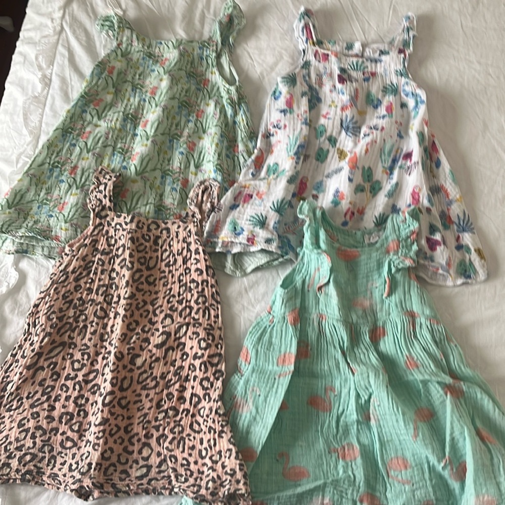 Angel Dear ruffle sundresses size 2t